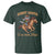 Funny Christmas Raccoon T Shirt Sorry Santa I've Been Feral Cowboy - Wonder Print Shop