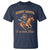Funny Christmas Raccoon T Shirt Sorry Santa I've Been Feral Cowboy - Wonder Print Shop