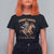 Funny Christmas Raccoon T Shirt For Women Sorry Santa I've Been Feral Cowboy - Wonder Print Shop