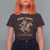 Funny Christmas Raccoon T Shirt For Women Sorry Santa I've Been Feral Cowboy - Wonder Print Shop