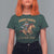 Funny Christmas Raccoon T Shirt For Women Sorry Santa I've Been Feral Cowboy - Wonder Print Shop