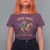 Funny Christmas Raccoon T Shirt For Women Sorry Santa I've Been Feral Cowboy - Wonder Print Shop