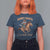 Funny Christmas Raccoon T Shirt For Women Sorry Santa I've Been Feral Cowboy - Wonder Print Shop