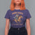 Funny Christmas Raccoon T Shirt For Women Sorry Santa I've Been Feral Cowboy - Wonder Print Shop