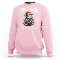 Funny Christmas Opossum Sweatshirt Sorry Santa I've Been Feral - Wonder Print Shop