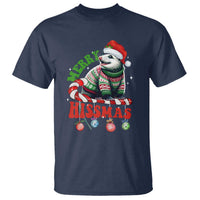 Funny Christmas Opossum T Shirt Merry Hissmass - Wonder Print Shop