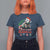 Funny Christmas Opossum T Shirt For Women Merry Hissmass - Wonder Print Shop