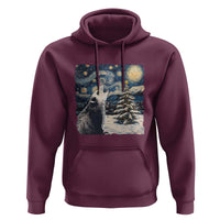Christmas Starry Night Opossum Hoodie