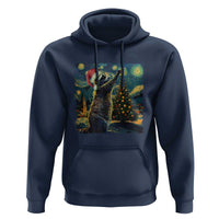 Christmas Starry Night Raccoon Hoodie