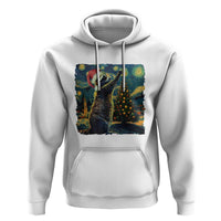 Christmas Starry Night Raccoon Hoodie