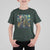 Christmas Starry Night Raccoon T Shirt For Kid - Wonder Print Shop