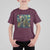 Christmas Starry Night Raccoon T Shirt For Kid - Wonder Print Shop