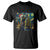 Christmas Starry Night Raccoon T Shirt - Wonder Print Shop