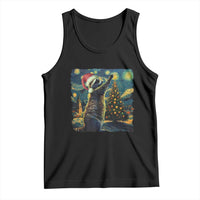 Christmas Starry Night Raccoon Tank Top