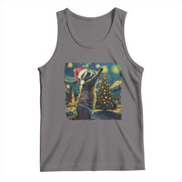 Christmas Starry Night Raccoon Tank Top