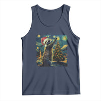 Christmas Starry Night Raccoon Tank Top