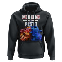 Funny Moo Deng VS Pesto Hoodie