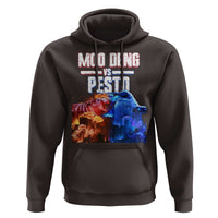 Funny Moo Deng VS Pesto Hoodie