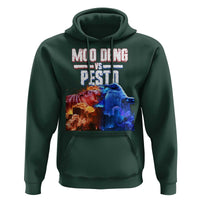 Funny Moo Deng VS Pesto Hoodie