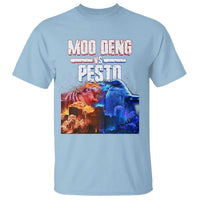 Funny Moo Deng VS Pesto T Shirt - Wonder Print Shop