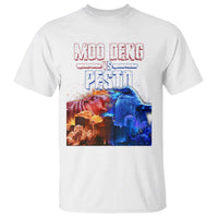 Funny Moo Deng VS Pesto T Shirt - Wonder Print Shop