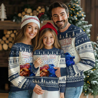 Funny Moo Deng VS Pesto Ugly Christmas Sweater - Wonder Print Shop