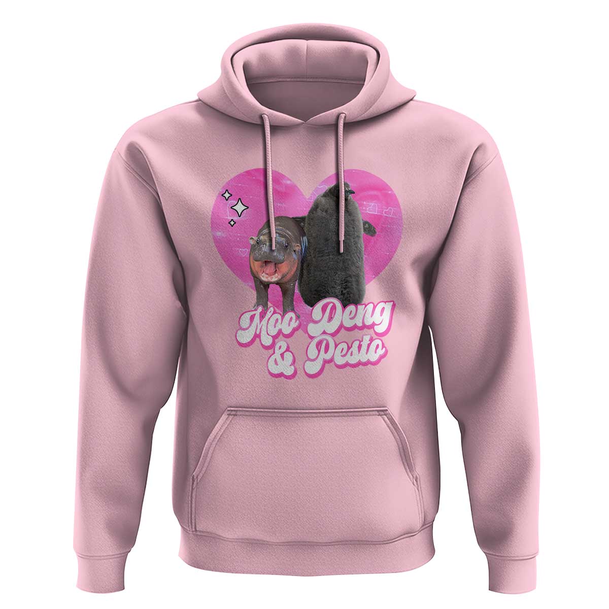 Funny Best Friends Moo Deng Pesto Hoodie