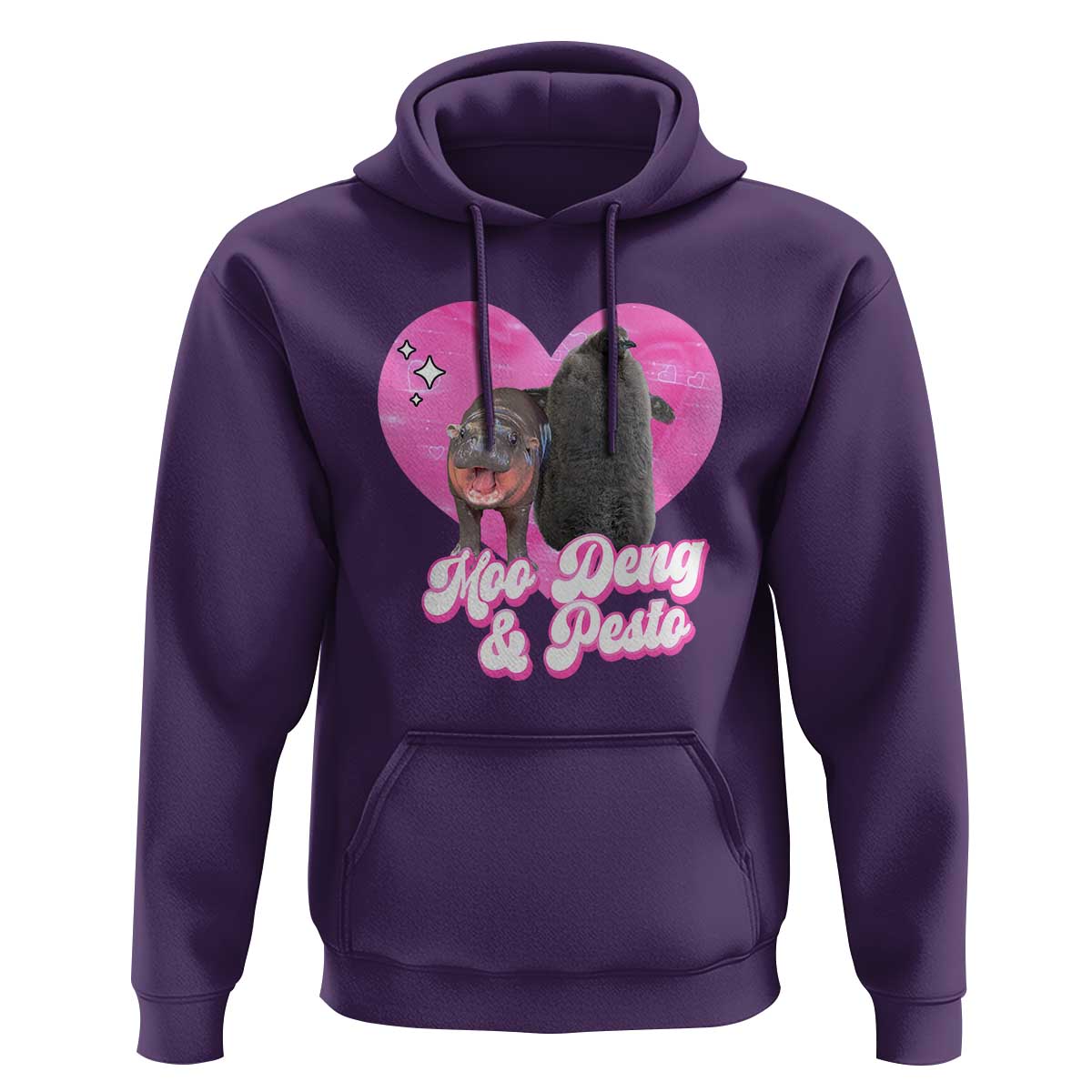 Funny Best Friends Moo Deng Pesto Hoodie