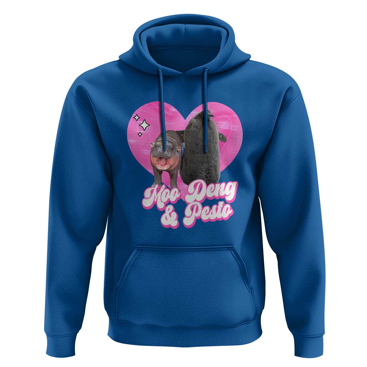 Funny Best Friends Moo Deng Pesto Hoodie