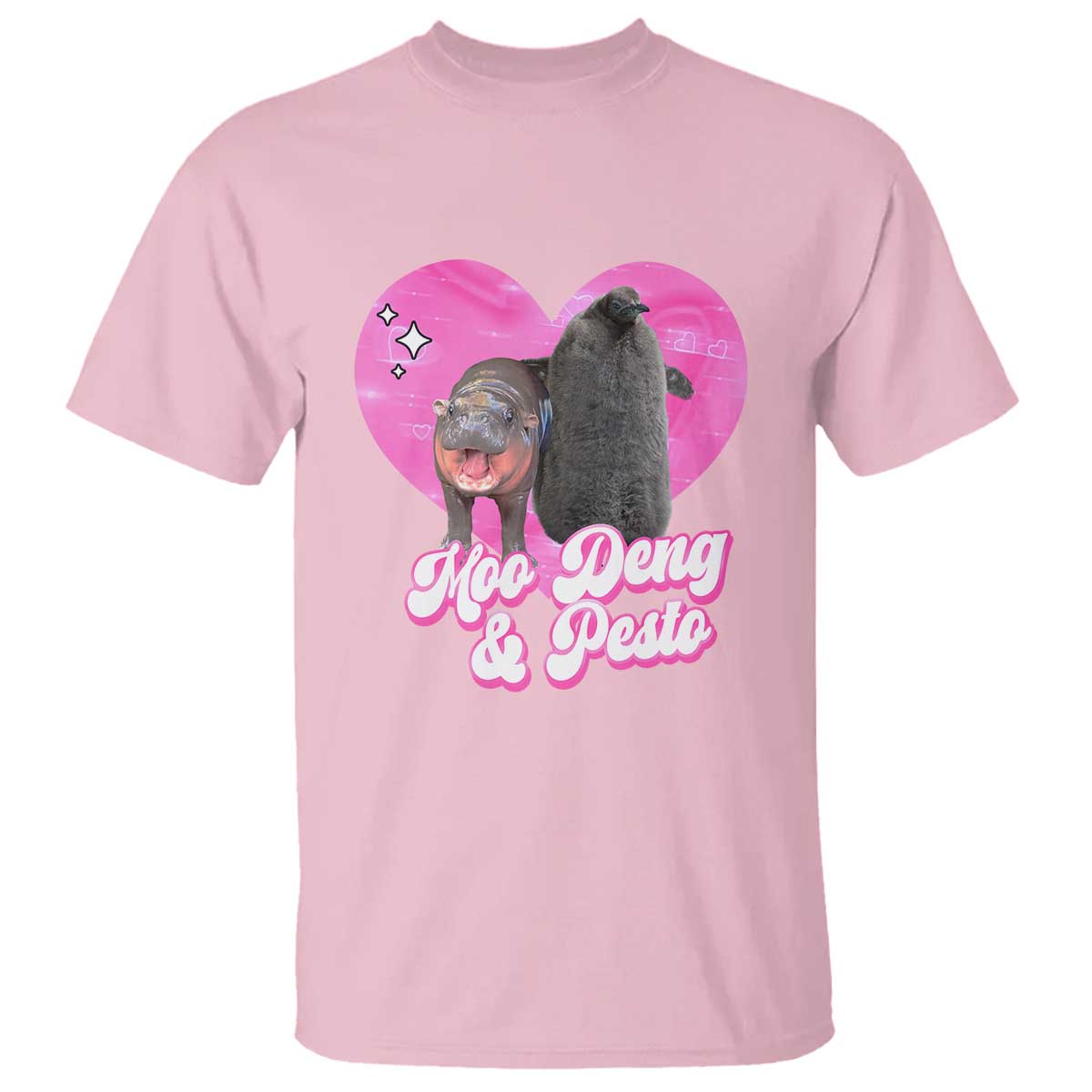 Funny Best Friends Moo Deng Pesto T Shirt - Wonder Print Shop