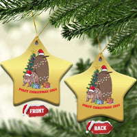 First Christmas 2024 Moo Deng Pesto Christmas Ornament - Wonder Print Shop