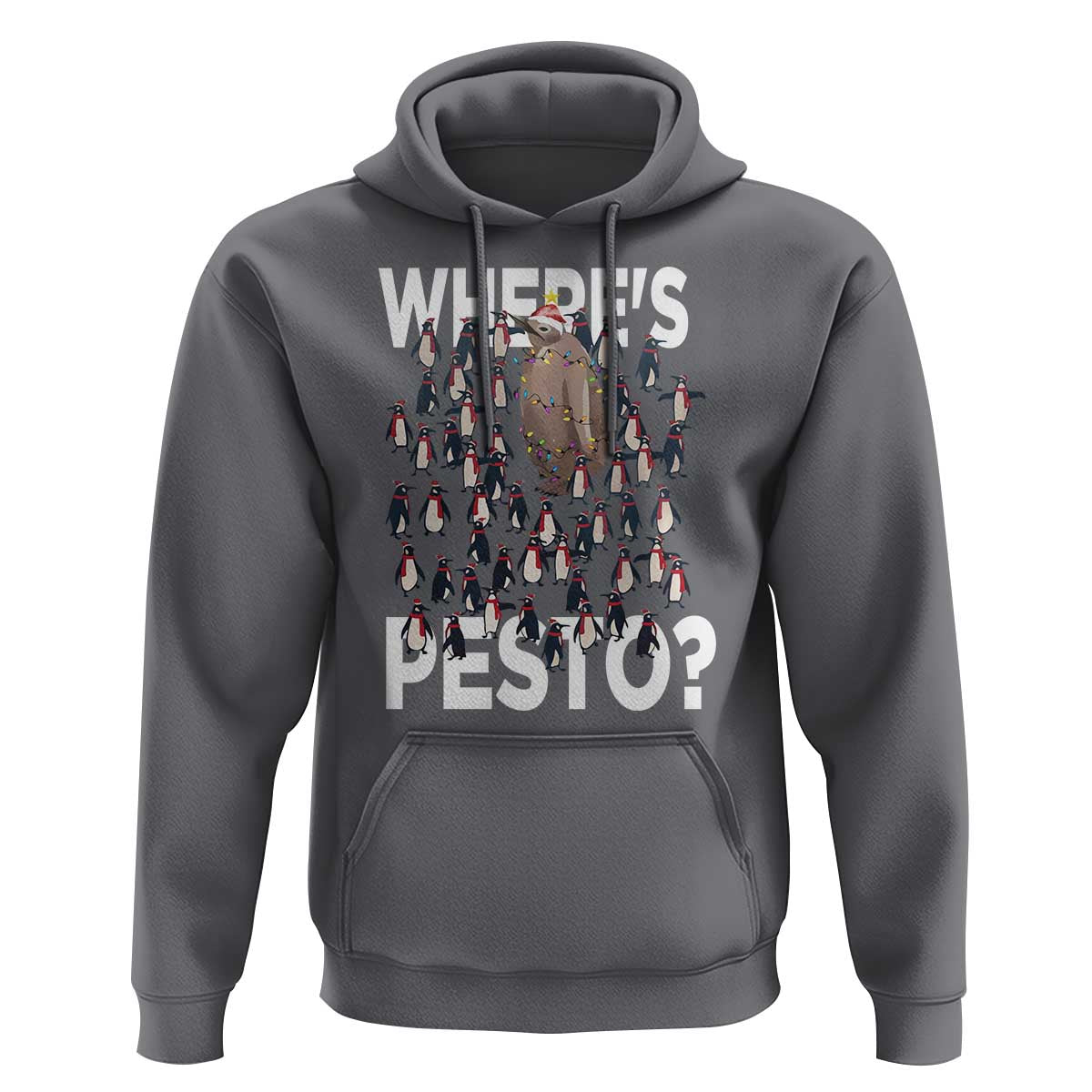 Funny Christmas Where’s Pesto Hoodie