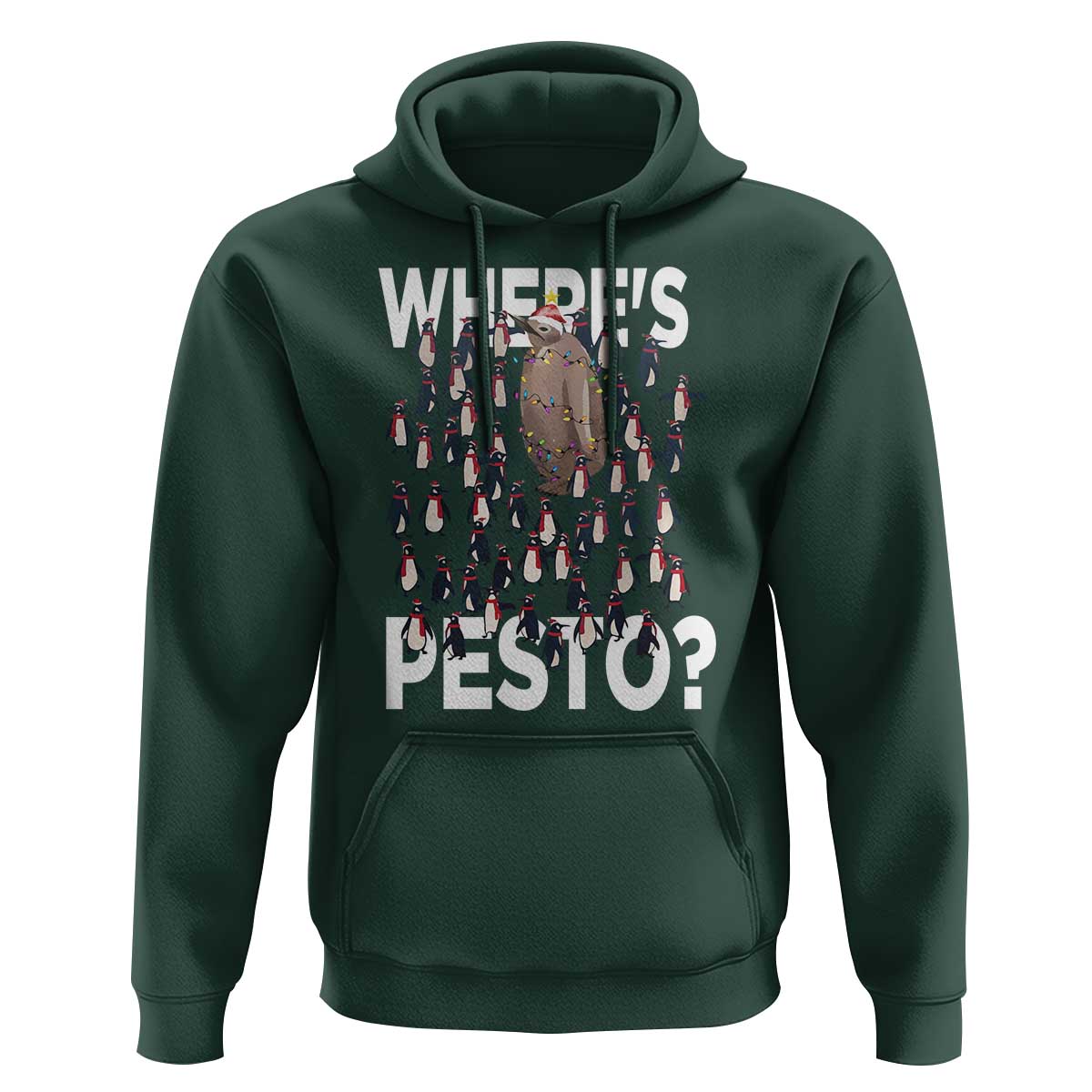 Funny Christmas Where’s Pesto Hoodie