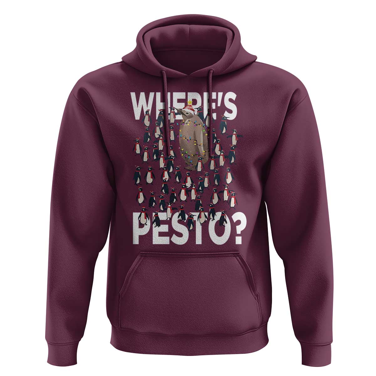 Funny Christmas Where’s Pesto Hoodie
