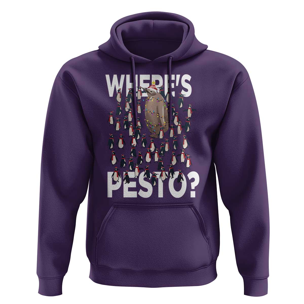 Funny Christmas Where’s Pesto Hoodie