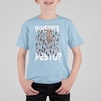 Funny Christmas Wheres Pesto T Shirt For Kid - Wonder Print Shop