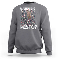 Funny Christmas Wheres Pesto Sweatshirt - Wonder Print Shop