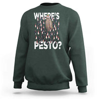 Funny Christmas Wheres Pesto Sweatshirt - Wonder Print Shop