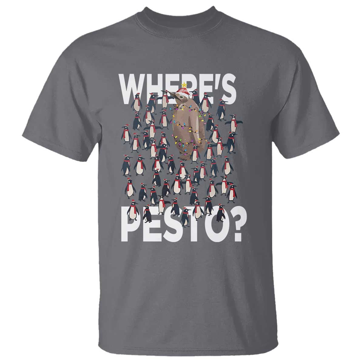 Funny Christmas Wheres Pesto T Shirt - Wonder Print Shop