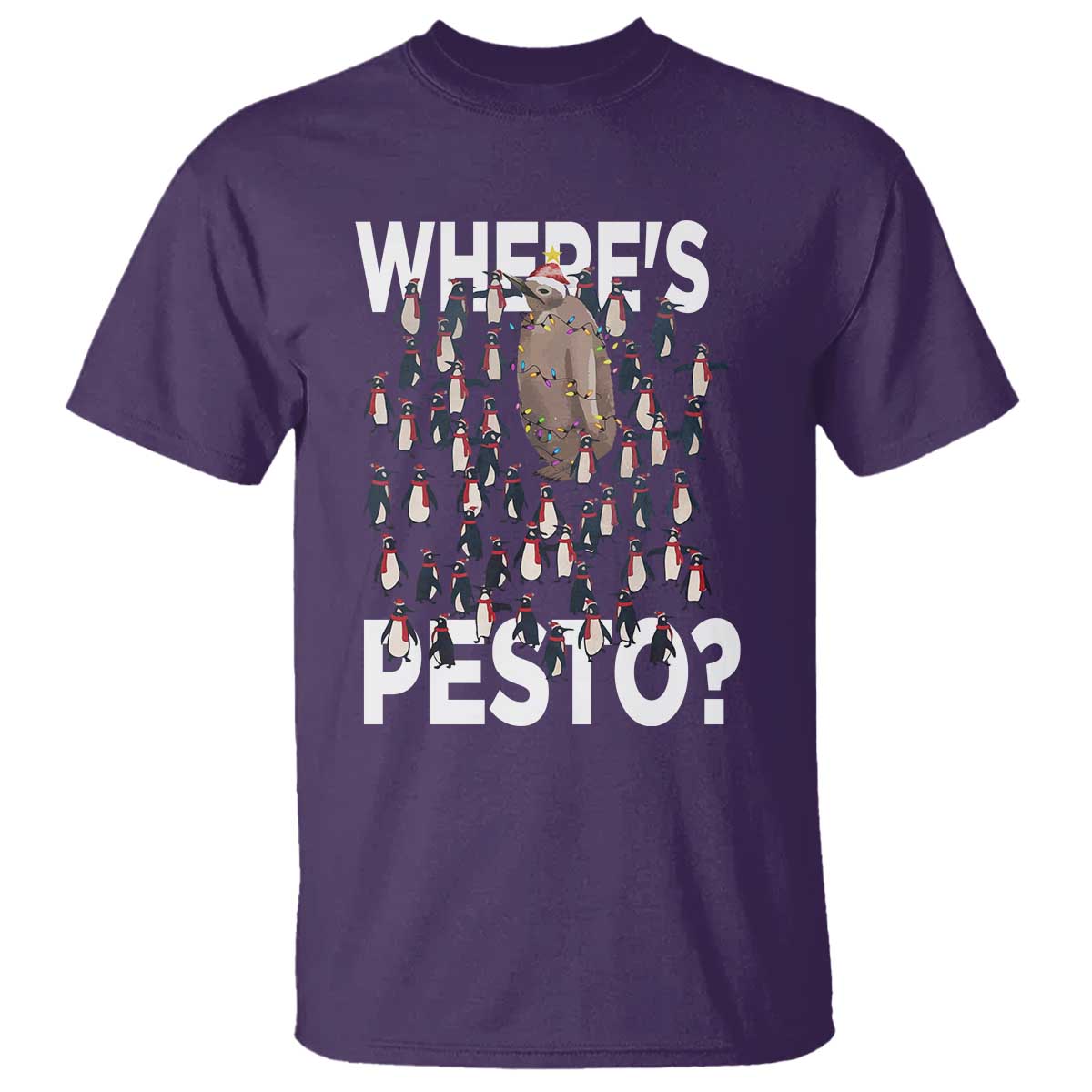 Funny Christmas Wheres Pesto T Shirt - Wonder Print Shop