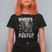 Funny Christmas Wheres Pesto T Shirt For Women - Wonder Print Shop