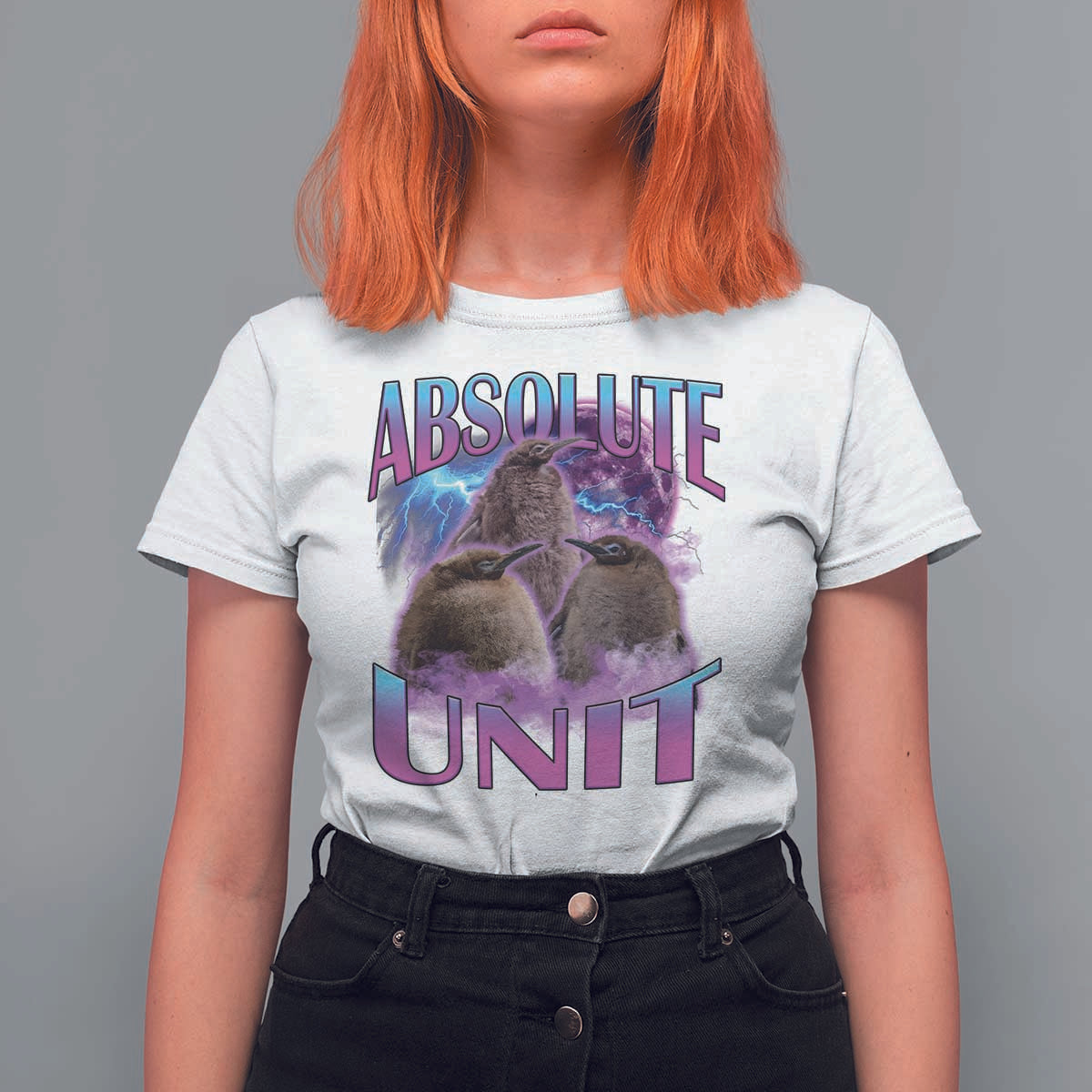 Pesto The Penguin Absolute Unit T Shirt For Women - Wonder Print Shop