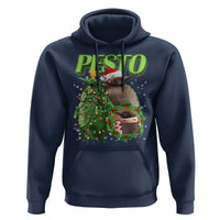 Funny Christmas Pesto Penguin Hoodie