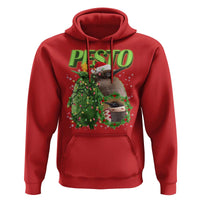 Funny Christmas Pesto Penguin Hoodie