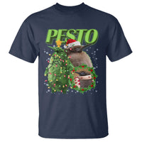Funny Christmas Pesto Penguin T Shirt - Wonder Print Shop