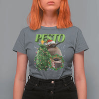 Funny Christmas Pesto Penguin T Shirt For Women - Wonder Print Shop