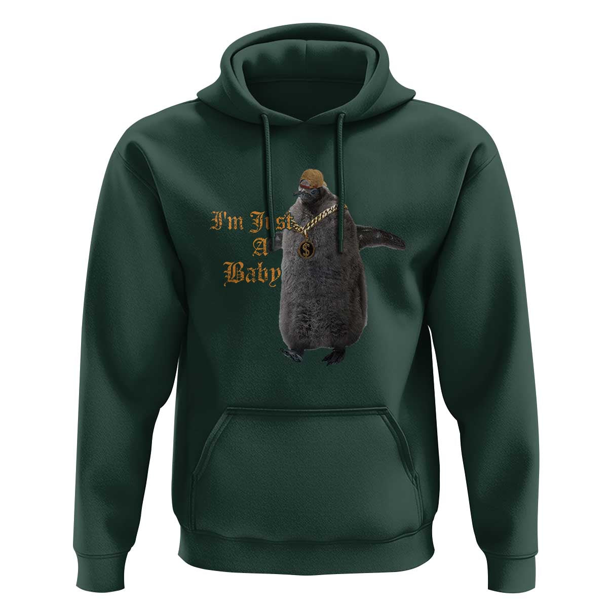Funny Pesto Penguin Hoodie I'm Just A Baby Hiphop