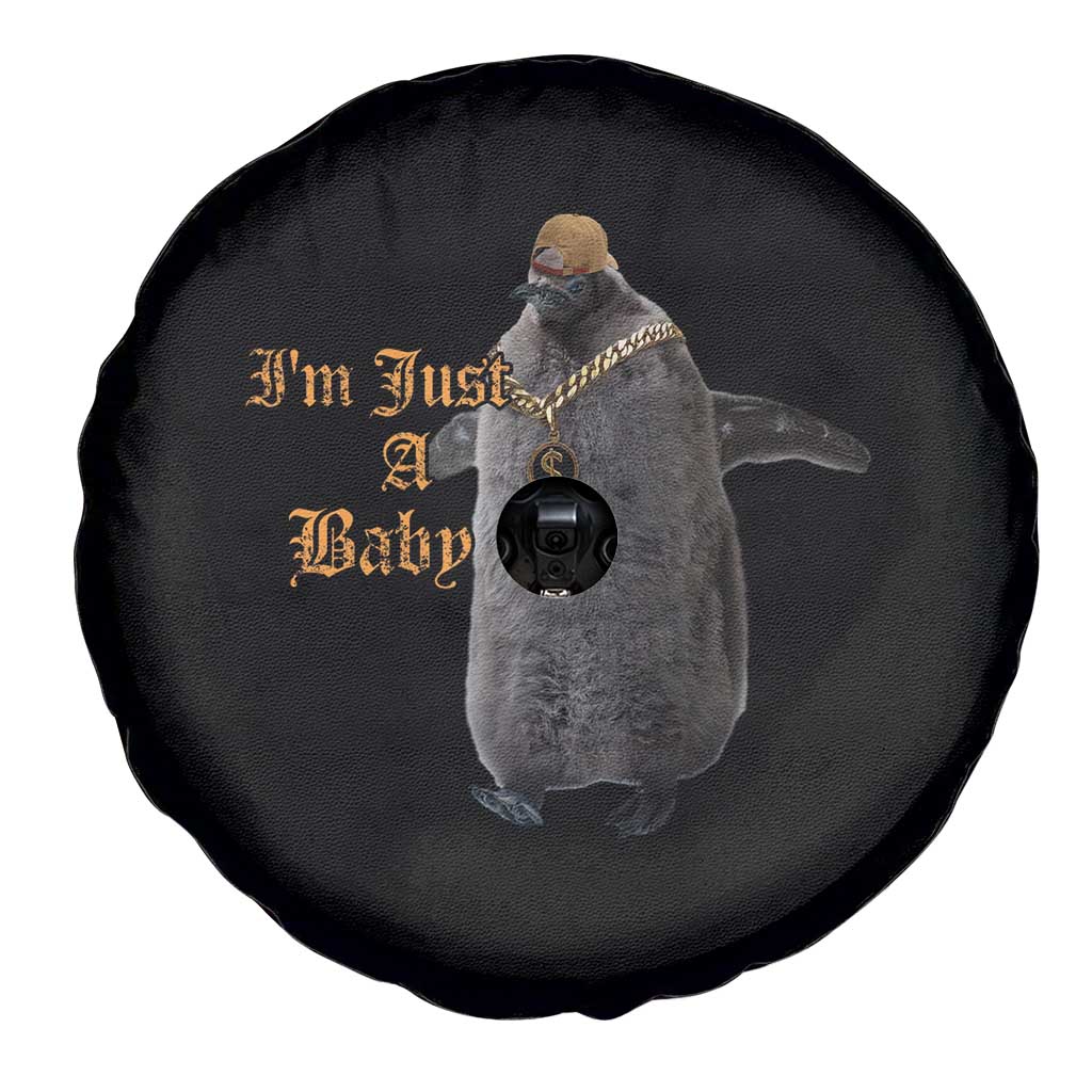 Funny Pesto Penguin Spare Tire Cover I'm Just A Baby Hiphop