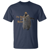 Funny Pesto Penguin T Shirt I'm Just A Baby Hiphop - Wonder Print Shop