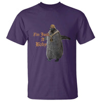 Funny Pesto Penguin T Shirt I'm Just A Baby Hiphop - Wonder Print Shop